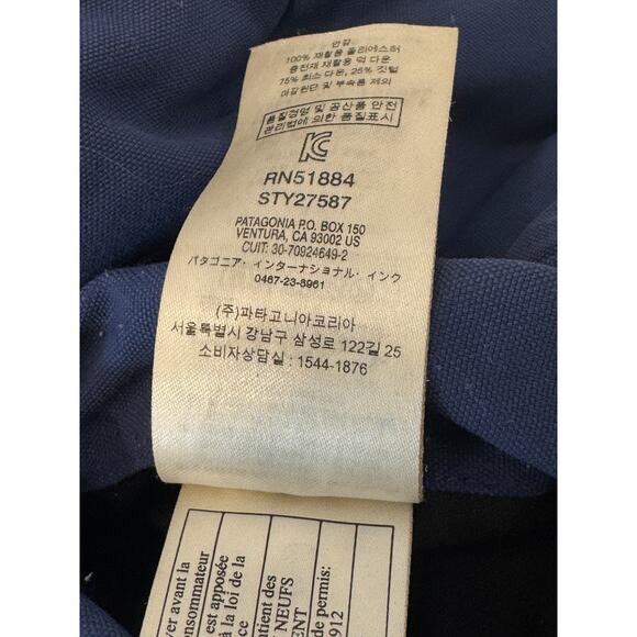 Patagonia Reversible Bivy Down Vest Mens XXL Blue Puffer Full Zip 27587 - Read - Picture 7 of 14